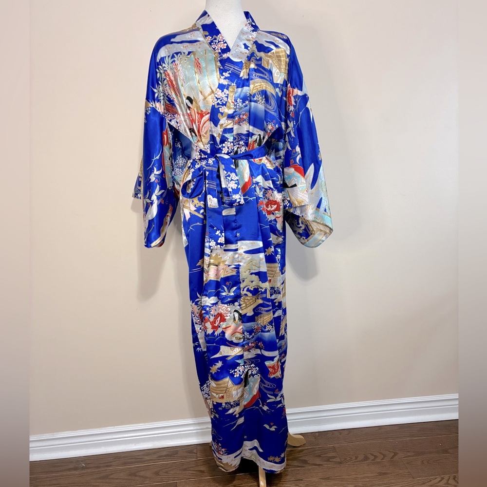 Ichiban Women’s Satin Polyester Kimono Robe